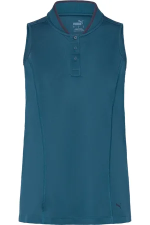 PUMA W Range Sl Pique Top Blue