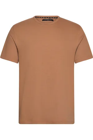 French Connection Ss Ottoman Texture Tee Brown