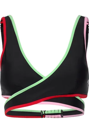 PUMA Women Contour Plunge Top Patterned