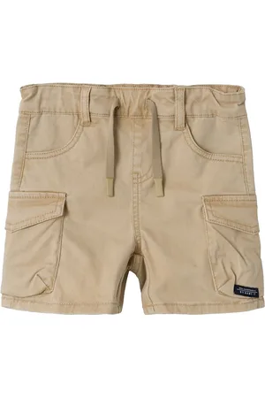 NAME IT Nmmben Bag Cargo Twi Shorts 1771-Hi Noos Beige