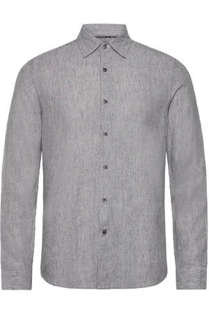 French Connection Tonal Stripe Shirt Black