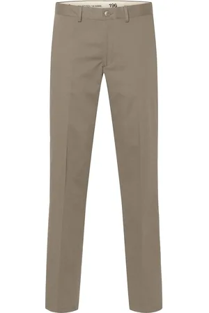SELECTED Slhstraight-William Twil 196 Pant W Noos Beige