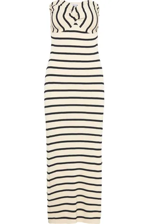 BUBBLEROOM Lane Bustier Dress Beige