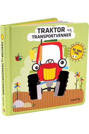 Barbo Toys Wacky Wonders Bog - Se, Rør Og Føl - Traktor Patterned