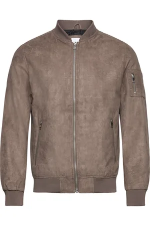 JACK & JONES Jjerocky Faux Suede Bomber Noos Brown Jack & J S