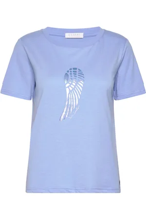 Coster Copenhagen T-Shirt With Wing Blue