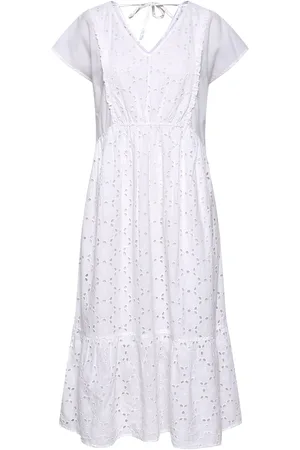 Cream Crpablo Dress White