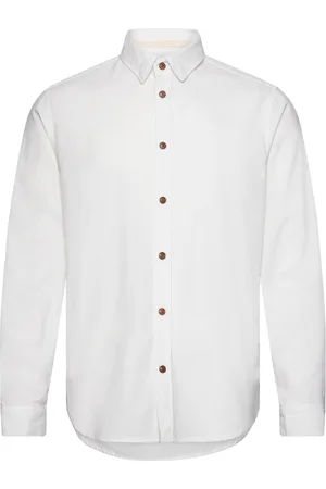 Anerkjendt Akleif L/S Cot/Linen Shirt White