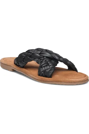Ilse Jacobsen Leather Sandal Black