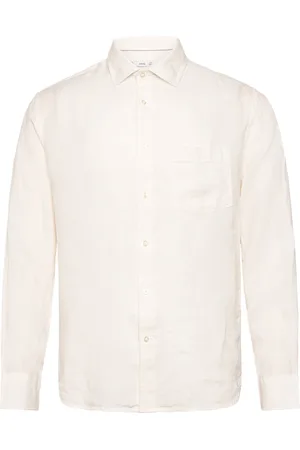 MANGO Classic Fit 100% Linen Shirt