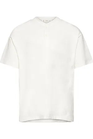 MANGO Butt D Cotton T-Shirt White