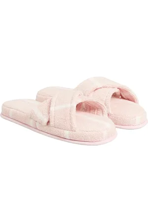 GANT Stripe Cross Slippers Pink