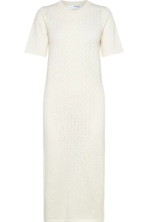 SELECTED Slfhelena 2/4 Knit Dress White