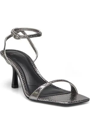 MANGO Metallic Straps Sandals