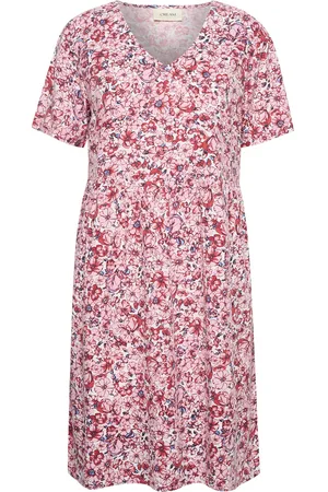 Cream Crtiah Dress Pink