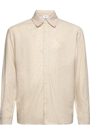 Grunt Herstal Linen Shirt Beige