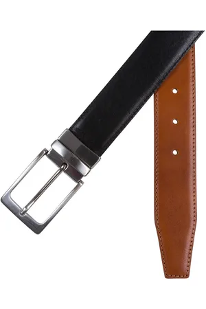 Portia 1924 Full Grain Leather Belt Reversable Black