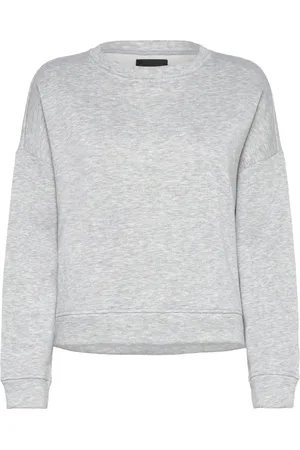 Pieces® Pcchilli Ls Sweat Noos Bc Grey