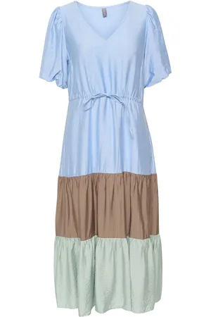 Culture Cuamino Long Dress Blue