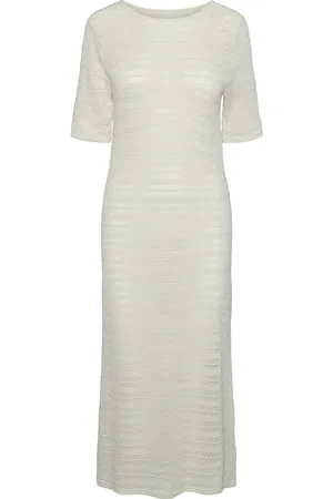 Pieces® Pcagda Ss Dress Bc Cream