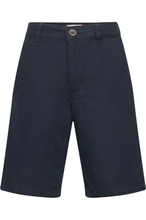 MANGO Linen Chino Bermuda Shorts