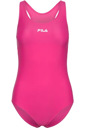 Fila Saki Racer Back Swimsuit Pink