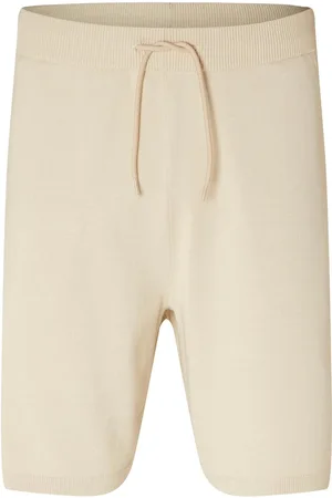 SELECTED Slhteller Knit Shorts Beige