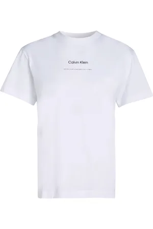 Calvin Klein Multi Logo Regular T-Shirt White