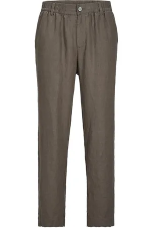JACK & JONES Jpstkarl Lawrence Linen Chino Sn Green Jack & J S