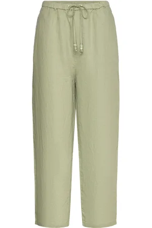MANGO 100% Linen Trousers