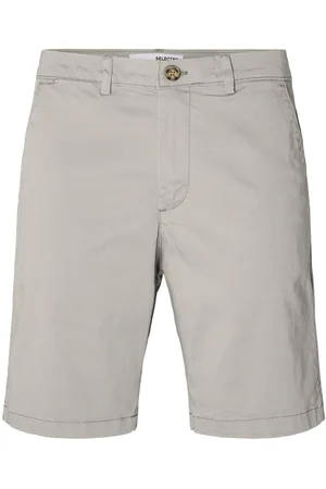 SELECTED Slhslim-Miles Flex Shorts Noos Grey