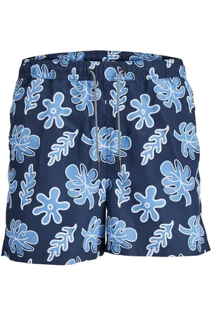 JACK & JONES Jpstfiji Jjswim Aop Ss24 Ly Sn Blue Jack & J S