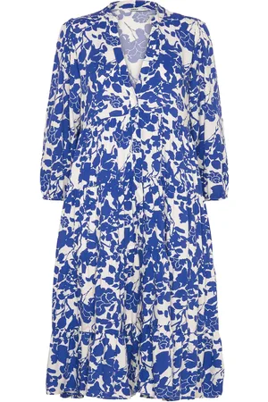ONLY Onlmilana 7/8 Dress Wvn Noos Blue