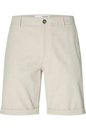 SELECTED Slhslim-Luton Flex Shorts Noos Beige