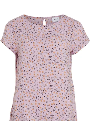 VILA Vipaya S/S Top - Noos Pink