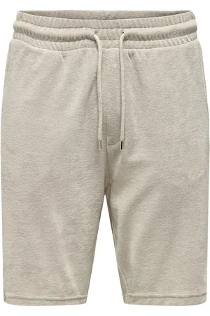Only & Sons Onsdeniz Reg Terry Shorts Cs Beige