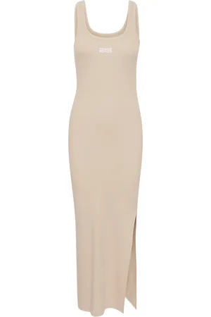 Gestuz Drewgz Sl Logo Dress Beige