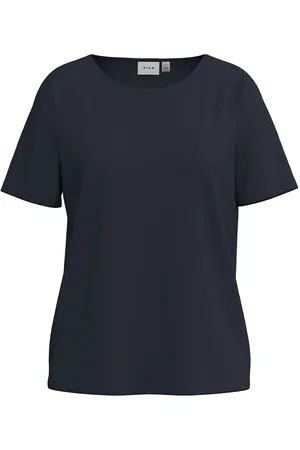 VILA Vimo Y S/S Top /1/Ka Navy