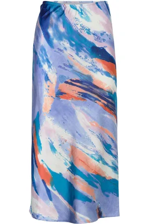 Coster Copenhagen Cc Heart Skyler Satin Skirt Blue
