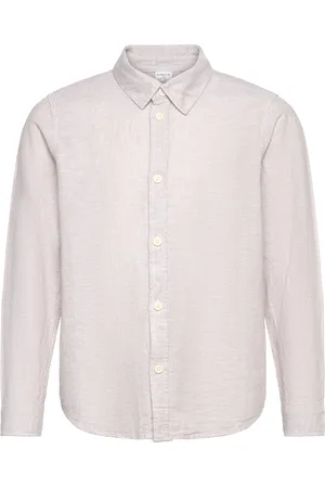 Lindex Shirt Linen Blend Grey