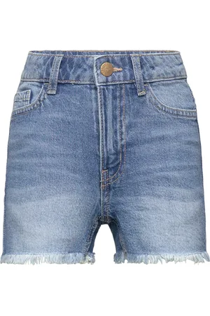 Lindex Shorts High Waist Blue