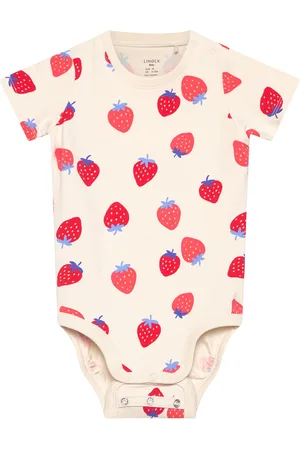 Lindex Body Short Sleeved Strawberrie Patterned