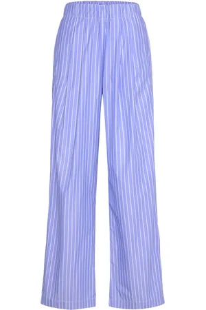 Object Objpoplina Hw Pant 132 Blue