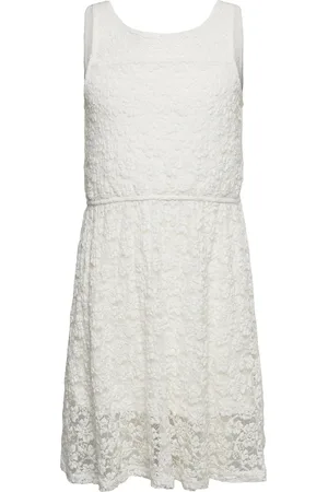 Lindex Dress Lace Skater White