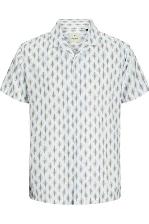 JACK & JONES Jprblulincoln Print Resort Shirt S Jnr Blue Jack & J S