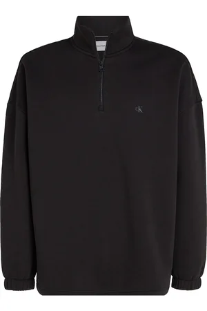 Calvin Klein Colorblock Half Zip Black