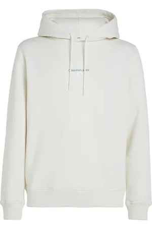 Calvin Klein Monologo Hoodie Cream