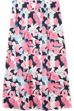 TOM TAILOR Printed Plissee Skirt Patterned