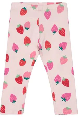 Lindex Leggings Strawberry Aop Pink