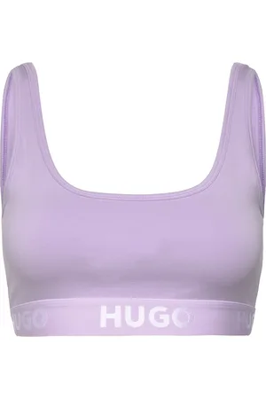 HUGO BOSS Bralette Sporty Logo Purple